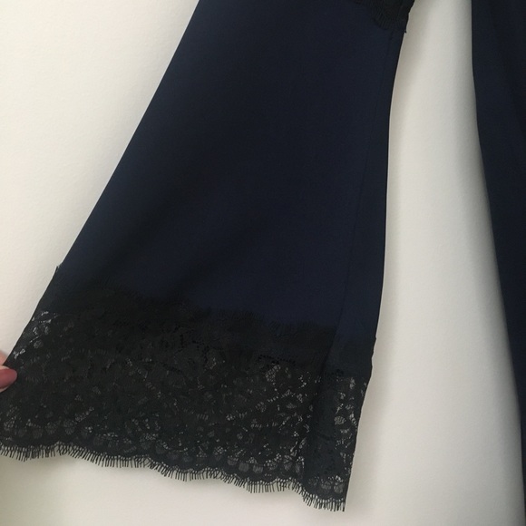 Mossimo Navy Blue Bell Sleeved Dress - Picture 5 of 10